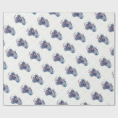 Mädchen aus Afrika Geschenkpapier (Flach)