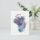 Mädchen aus Afrika Postkarte (Stehend Vorderseite)