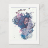 Mädchen aus Afrika Postkarte (Vorderseite)