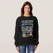 Mädchen aus Athen-Stadt Sweatshirt (Vorne ganz)