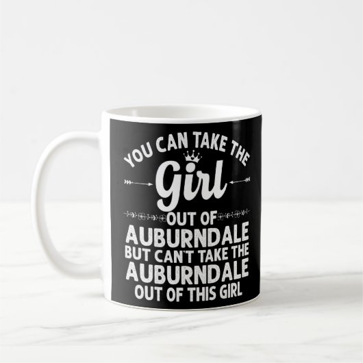 Mädchen aus Auburndale Fl Florida Funny Zuhause Ro Kaffeetasse (Links)