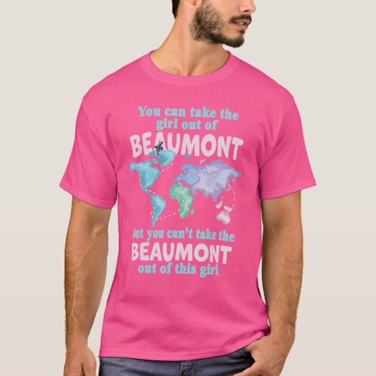 Mädchen aus Beaumont, Texas T-Shirt (Vorderseite)