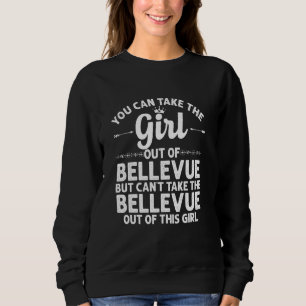 Mädchen aus Bellevue Wa Washington Funny Zuhause R Sweatshirt