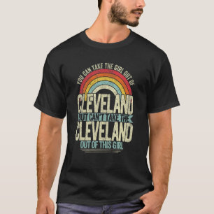 Mädchen aus Cleveland Ohio Heimat Zuhause Clevelan T-Shirt
