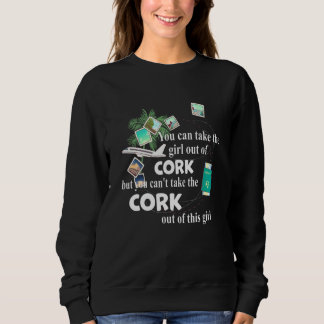 Mädchen aus Cork Patriotisches Stolzes Mädchen aus Sweatshirt