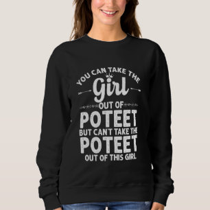 Mädchen aus dem Dichter TX Texas Funny Zuhause Roo Sweatshirt