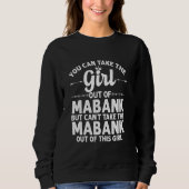 Mädchen aus der Mabank TX Texas Funny Zuhause Root Sweatshirt (Vorderseite)