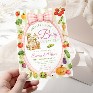 Mädchen aus der Region - Babyparty Einladung