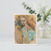 Mädchen aus Eydtkuhne, H.Schjerfbeck Postkarte (Stehend Vorderseite)