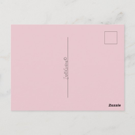 Mädchen aus Goo Candy Vermisst Zähne Postkarte (Rückseite)