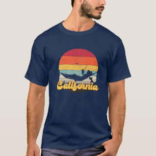 Mädchen aus Kalifornien, die Lieben mit ihrem Tuch T-Shirt