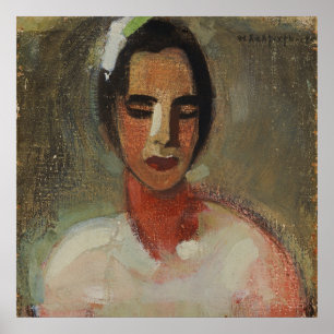 Mädchen aus Kalifornien, Helene Schjerfbeck Poster
