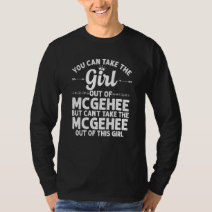 Mädchen aus McGhee Ar Arkansas Funny Zuhause Roots T-Shirt