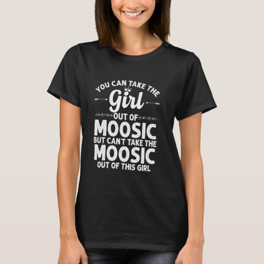 Mädchen aus moosic Pa Pennsylvania Funny Zuhause R T-Shirt (Vorderseite)