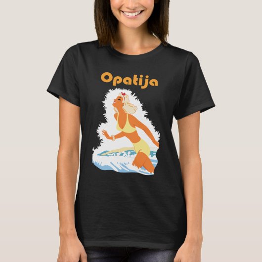 Mädchen aus Opatija T-Shirt (Vorderseite)