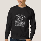 Mädchen aus San Juan Capistrano Ca Funny Zuhause R Sweatshirt (Vorderseite)