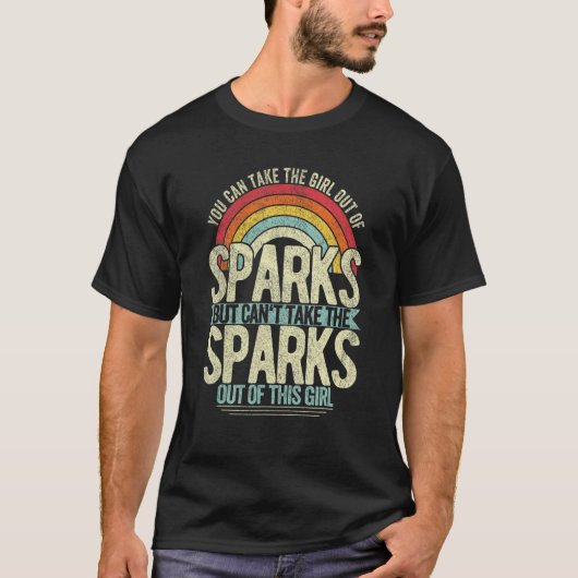 Mädchen aus Sparks Nevada Heimat Zuhause Sparks T-Shirt (Vorderseite)