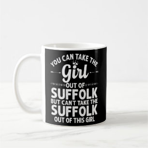 Mädchen aus Suffolk Va Virginia Funny Zuhause Root Kaffeetasse