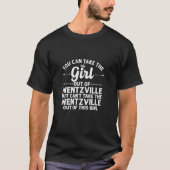 Mädchen aus Wentzville Mo Missouri Funny Zuhause R T-Shirt (Vorderseite)