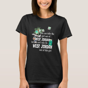 Mädchen aus West-Jordanien Patriotisches Mädchen T-Shirt