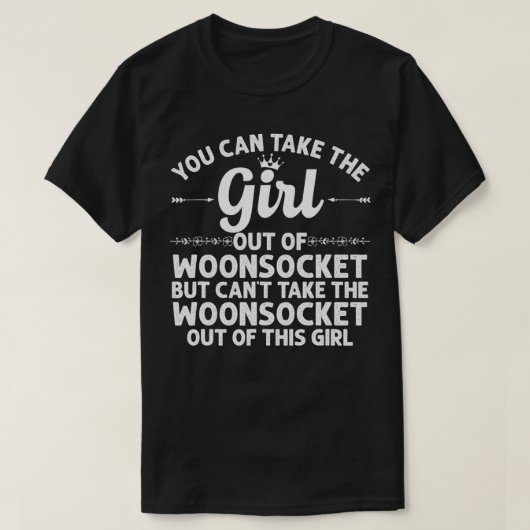 Mädchen aus WOONSOCKET RI RHODE ISLAND Geschenk Fu T-Shirt (Design vorne)