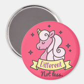Mädchen Autismus Bewusstsein, nicht weniger Magnet (Vorderseite/Rückseite)