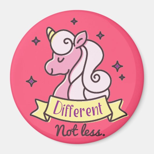 Mädchen Autismus Bewusstsein, nicht weniger Magnet (Vorne)