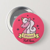 Mädchen-Autismus-Bewusstsein, unterschiedlich Button (Vorne & Hinten)