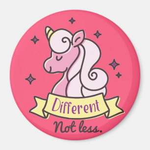 Mädchen-Autismus-Bewusstsein, unterschiedlich Magnet