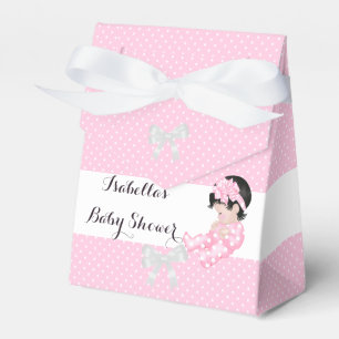 Mädchen-Baby-Party Rosafarbene Tupfen Süße Baby-Ge Geschenkschachtel