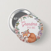 Mädchen-Baby-Party | werdende Oma Button (Vorne & Hinten)