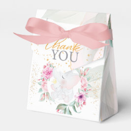 Mädchen Babydusche Elephant Elegant Geschenkschachtel