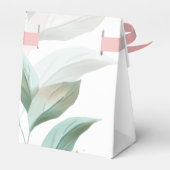 Mädchen Babydusche Elephant Elegant Geschenkschachtel (Rückseite)