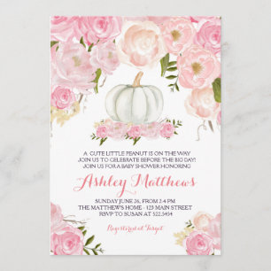 Mädchen-Babykürbis Babyparty-Einladungen Einladung