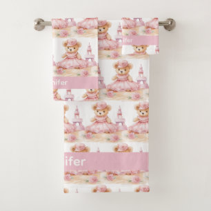 Mädchen-Bade- und Handtuch-Set für Babys und Klein Badhandtuch Set
