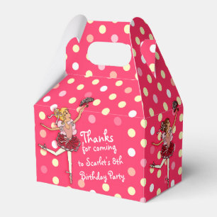 Mädchen Ballerina 8. Geburtstagsfeier Danksagungs- Geschenkschachtel
