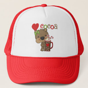 Mädchen Bär Cocoa Liebe Truckerkappe
