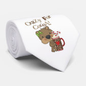 Mädchen-Bär verrückt für Kakao Krawatte (Gerollt)