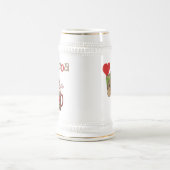 Mädchen-Bärn-Kakao-Liebe Bierglas (Mittel)