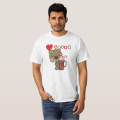 Mädchen-Bärn-Kakao-Liebe T-Shirt (Vorne ganz)