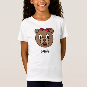Mädchen-Bärn-Shirt T-Shirt