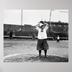 Mädchen Baseball, 1913 Poster