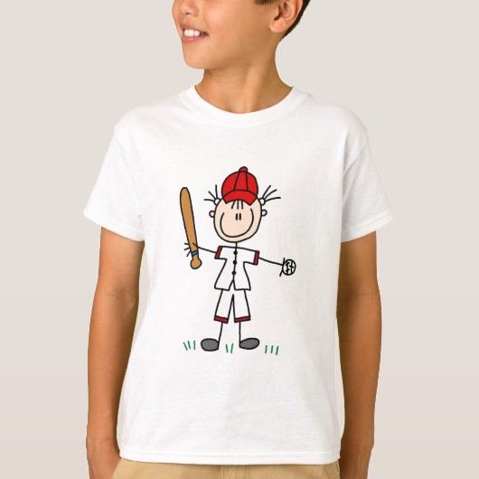 Mädchen-Baseball-Spieler-T-Shirts und Geschenke T-Shirt (Vorderseite)