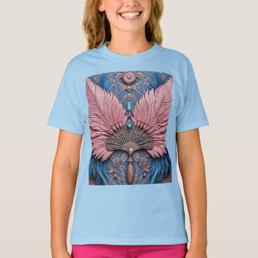 Mädchen Basic T-Shirt (Vorderseite)
