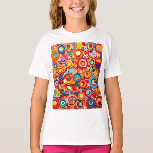 Mädchen Basic T-Shirt (Vorderseite)