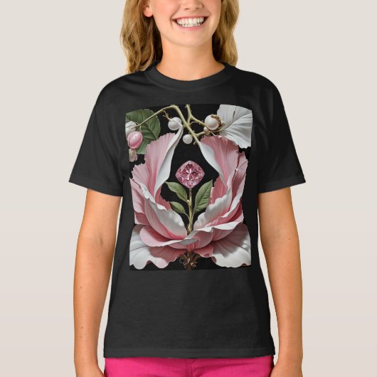 Mädchen Basic T-Shirt (Vorderseite)