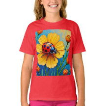 Mädchen Basic T-Shirt