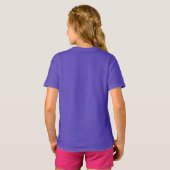 Mädchen Basic-T-Shirt T-Shirt (Schwarz voll)