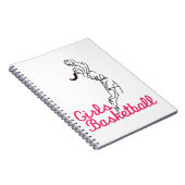 Mädchen-Basketball Notizblock (Rechte Seite)