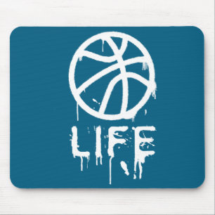 Mädchen Basketballspielerin Korb Mousepad